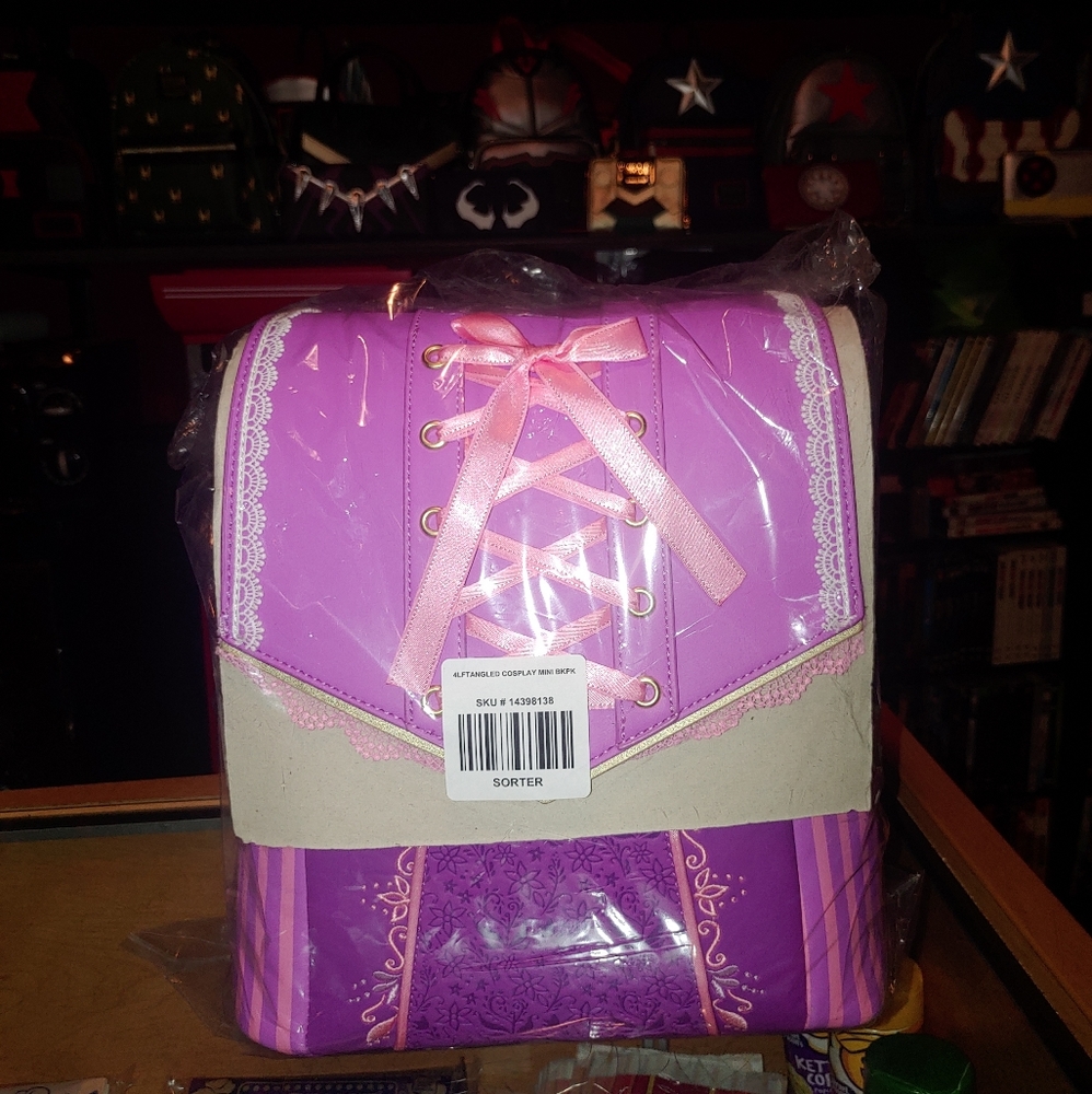 Tangled Rapunzel 10 yr/anniv.  Loungefly mini back